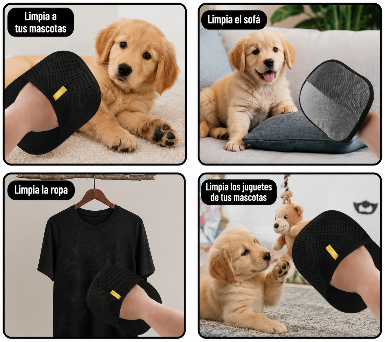 Peludoff: limpia a tus mascotas, el sofá, la ropa y los juguetes