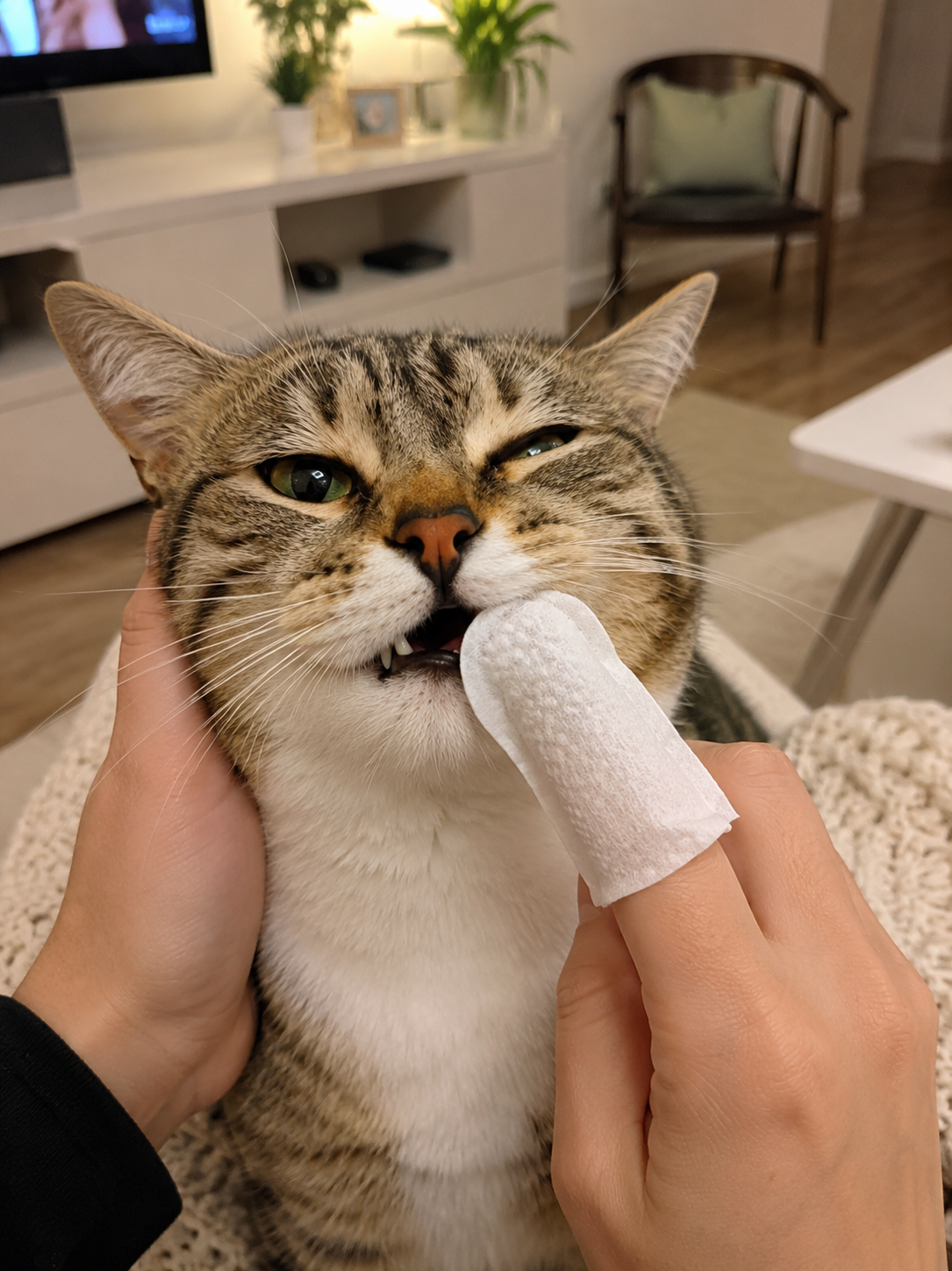 Reseña Peludoff Dedal Dental, gato 1